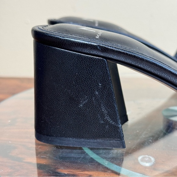 Marc Fisher Nahea Block Heel Sandals in black - Picture 9 of 16